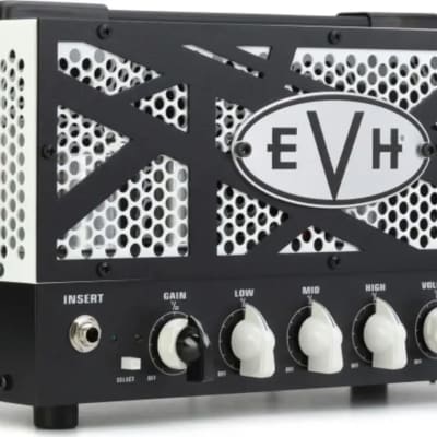 EVH 5150III LBX Electric Guitar Tube Head, 15W, White and Black image 1