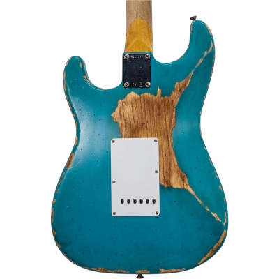 Fender Custom Shop 1963 Stratocaster Super Heavy Relic, Tao Turquoise image 5
