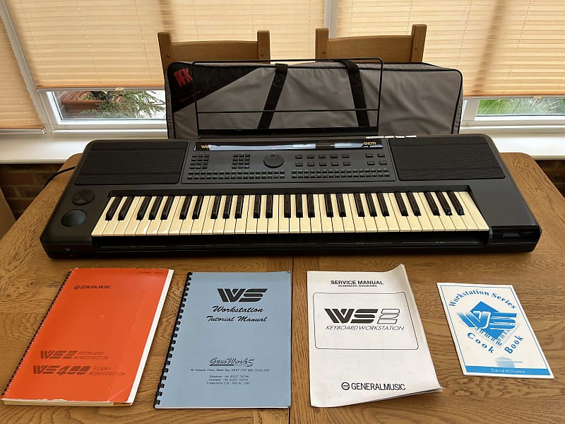 GEM WS2 Keyboard Workstation + manuals + soft case Reverb UK