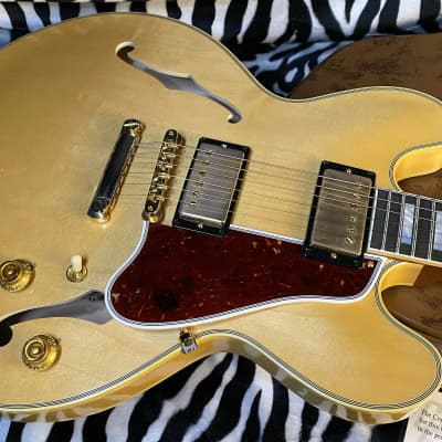 BRAND NEW! 2024 Gibson Custom Shop 1959 ES-355 Reissue - VOS Vintage Natural Finish - Authorized Dealer - 8.1lbs - G02414 image 3