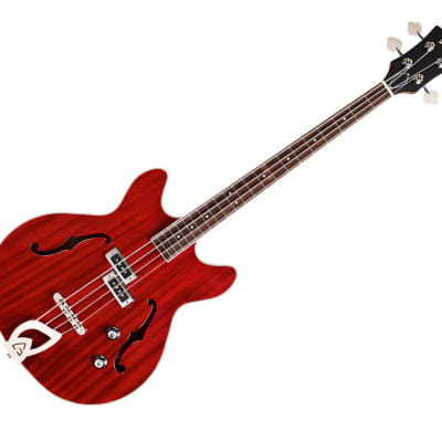 Guild Starfire I Semi-Hollow Bass Guitar - Cherry Red - Open Box for sale