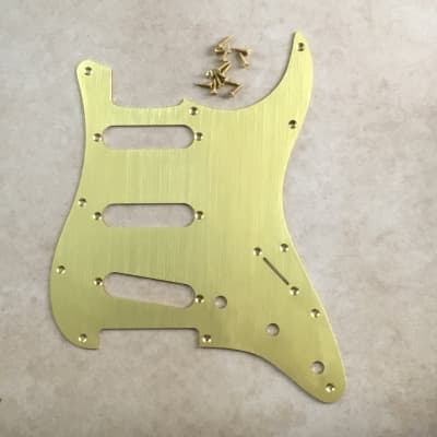 Vintage-Schecter-Solid-Brass-SSS-Pickguard-SWEET-and-Heavy | Reverb