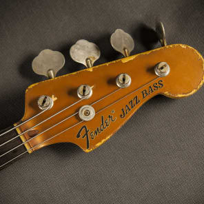 Fender Jazz Bass '73 Custom Relic 1994 Autumn Blaze Metallic image 16
