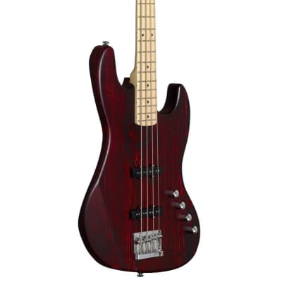 Michael Kelly Element 4OP Bass Guitar (Trans Red) image 1