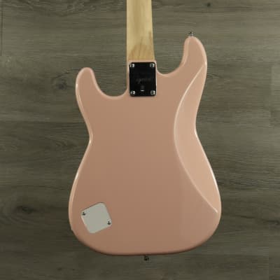 Squier Mini Stratocaster with Laurel Fretboard Shell Pink image 5