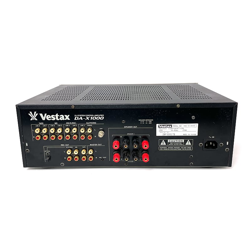 Vestax DA-X1000 DJ System Amplifier DAX1000 Very Rare