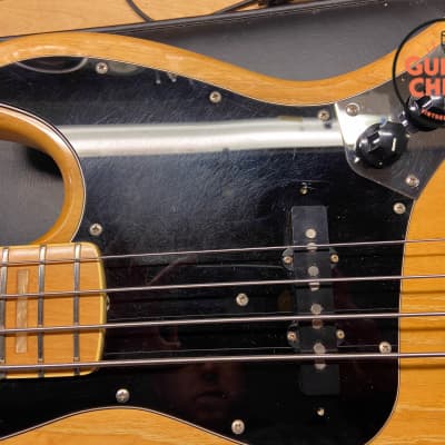 1989 Fender Japan JB75-750 ’75 Reissue Jazz Bass Natural image 11