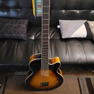 Washburn AB-45 5 String Electric-Acoustic Bass image 1