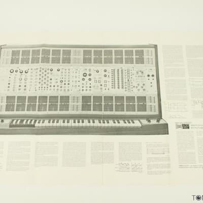 ARP 2500 Tonus Series Rare Original Synthesizer Poster 2515 VINTAGE SYNTH DEALER