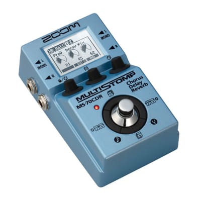 Zoom MS-70CDR Multi-Effects Multistomp Guitar Pedal with Chorus, Delay and Reverb image 2