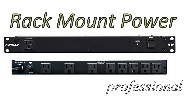 Furman M8X II Rack mountable Power Strip /  9 outlets / AC Power conditioning M-8X2 FREE SHIPPING image 1