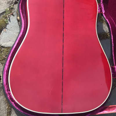 1974 Gibson Dove  Cherry Sunburst image 5