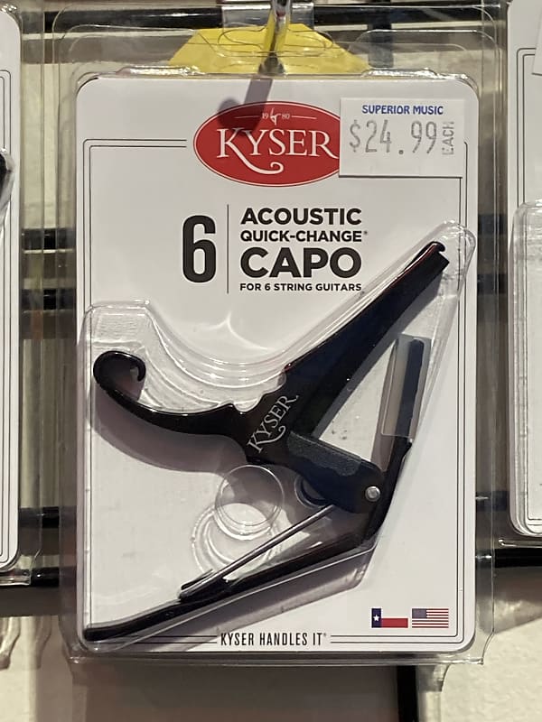 Kyser 6 String acoustic Capo Reverb