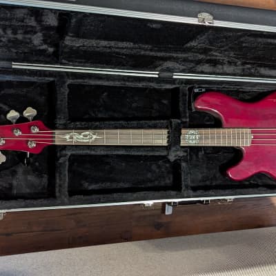 Ibanez PGB1 Paul Gray - Trans Red Left Hand image 1