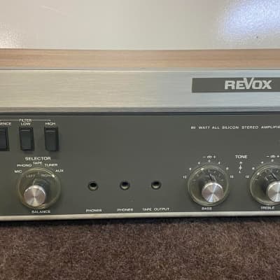 Vintage Revox A78 Stereo Integrated Amplifier. Serviced! | Reverb