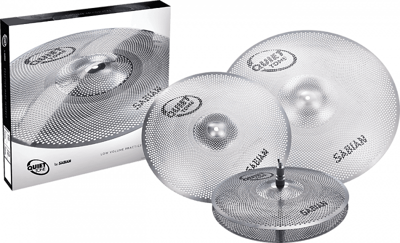 Sabian #QTPC503 - Quiet Tone Practice Cymbals Set - 14/16/20 image 1