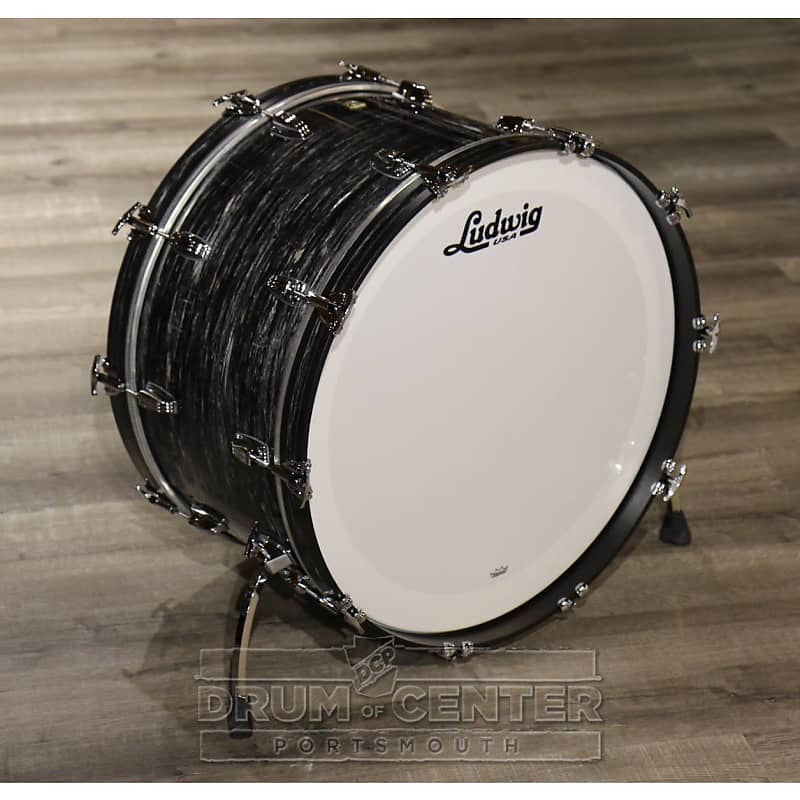 Ludwig Classic Maple Vintage Black Oyster 26x14 Bass Drum | Reverb