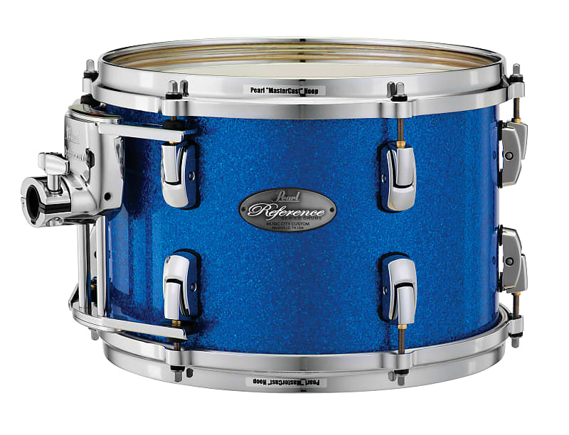 Pearl Music City Custom 10"x7" Reference Series Tom VINTAGE BLUE SPARKLE RF1007T/C424 image 1