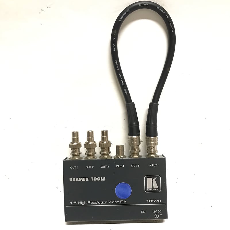 Kramer Tools 105VB 1:5 Composite Video Distribution Amplifier - USED