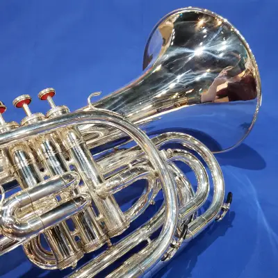 Kanstul Model 190 G Baritone Bugle - Silver Plated | Reverb