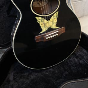Epiphone EO 2EB Electric Acoustic Guitar Butterfly image 22