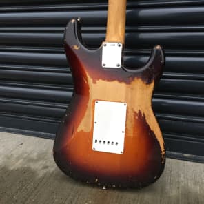 Fender 1961 Stratocaster Lefty Prototype , Experimental , Maple Body , Original , Rare image 8