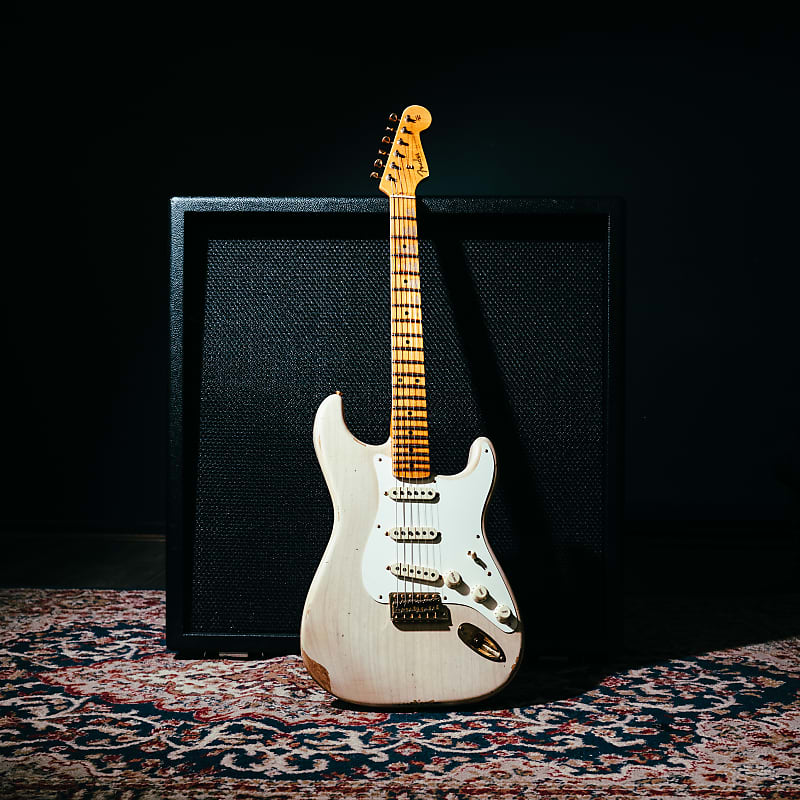 Fender Custom Shop Limited Edition '57 Stratocaster 2022 - Aged White Blonde - Relic image 1