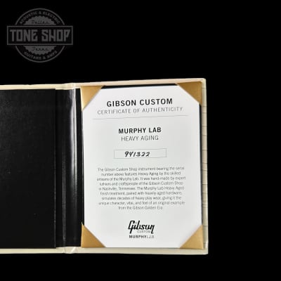 Gibson Custom Shop M2M Les Paul Standard Chambered Lemon Burst Murphy Lab Heavy Aged w/case image 12