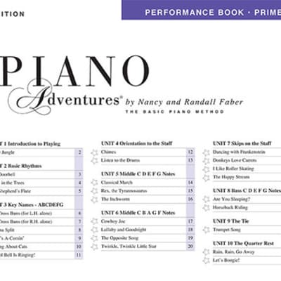 Hal Leonard Faber Piano Adventures - Primer Level - Performance Book - 2nd Edition image 2