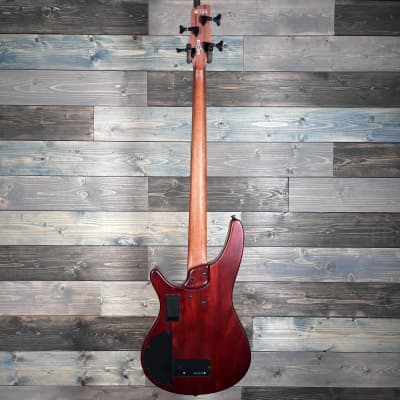 Ibanez SRH500F Semi Hollow Bass Guitar - Natural Browned Burst Flat image 3