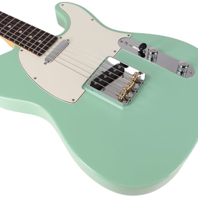 Suhr Classic T Select Guitar, Alder, Rosewood, Surf Green image 4