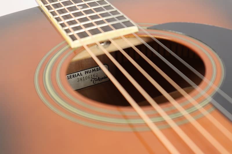 TAKAMINE T-F1/BS 美品です Takamine T-F1/BS Sunburst Acoustic Guitar w/ Case *Japanese
