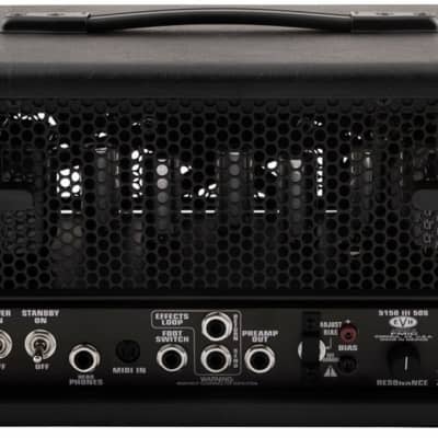 EVH 5150III 50S 6L6 Guitar Amp Head, 50 Watts, Stealth Black image 3