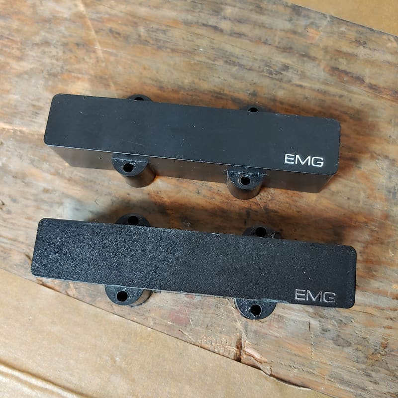 EMG J Set (SJ & LJ) With Wiring Harness Black | Reverb