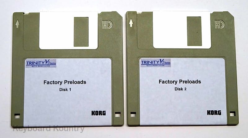 Korg Trinity V3 Factory Pre-Load Disks image 1