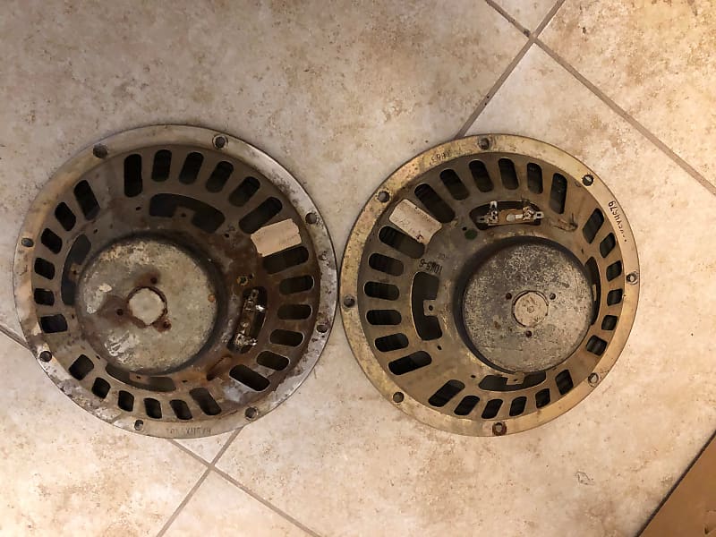 【レア】OXFORD Model 10K5 8Ω×2 Oxford 10K5 speakers PAIR 1963 Fender Super or Vibroverb