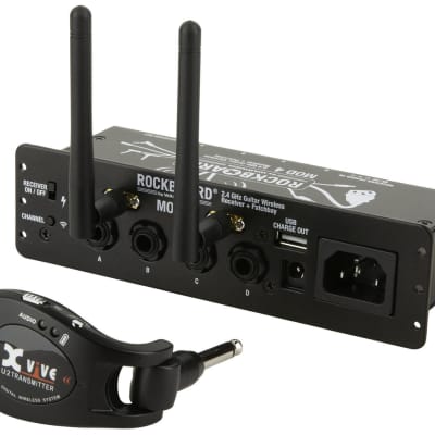 RockBoard MOD 4 & U2 Transmitter - 2.4 GHz Guitar Wireless Receiver, Transmitter + TRS Patchbay image 2