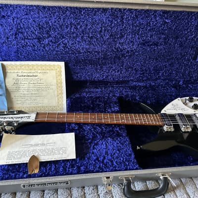 Rickenbacker Limited Edition 112 of 2000 355/12JL John Lennon Signature Model 12-string Guitar with Case 1990 - Jetglo **RARE !*** for sale