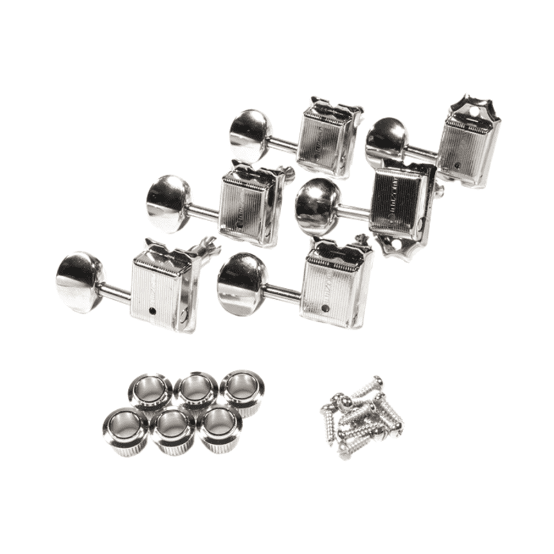 Photos - Guitar Fender Pure  Tuning Machines - Nickel/ Chrome 