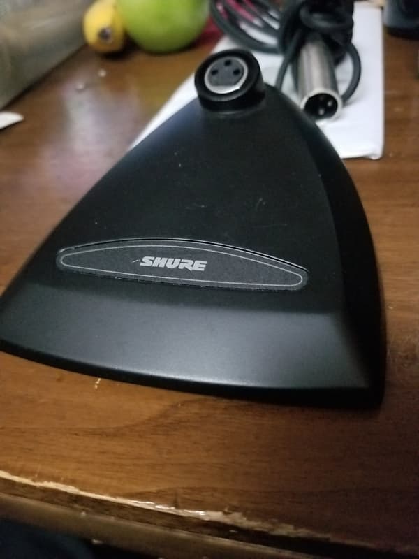 Shure Microflex A412B Microphone Base Black Reverb