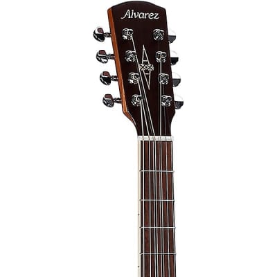 Alvarez AG60-8CESHB Artist Grand Auditorium Acoustic Electric Guitar - Shadowburst image 4