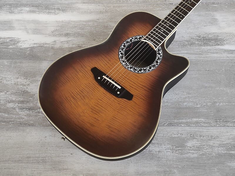 1990's Morris Japan Tornado Z2 TG Ovation Shaped Acoustic