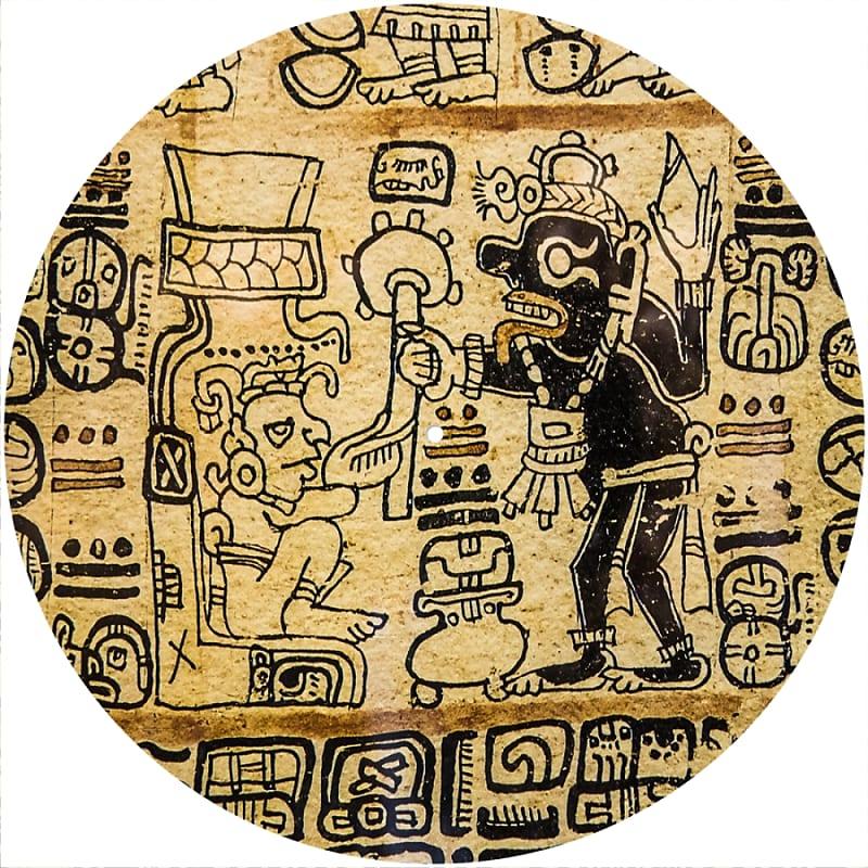 Slipmat Scratch Pad Felt for 12&quot; LP Record Player Vinyl DJ Turntable *Aztec 1  			