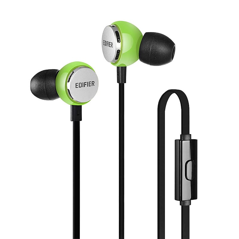 Edifier P293 In-ear Headset - Earbud Headphones IEM In Ear Monitor Headphone - Green image 1