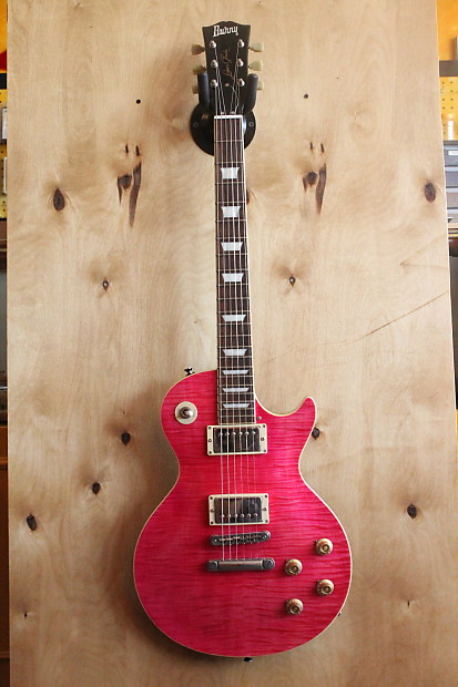 Burny LSD-55N 2000s Transparent Pink | Reverb