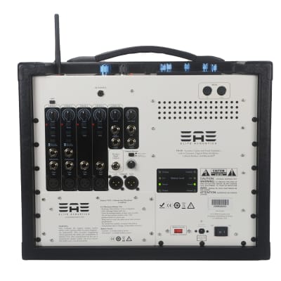 Elite Acoustics EAE D6-58 BLK 120W Acoustic Amp with Six Chan Digital Mixer, LFP Battery and Bluetooth image 4