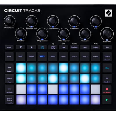 Novation CIRCUIT-TRACKS Circuit Tracks Standalone Groove Box with Synths, Drums, and Sequencer image 1