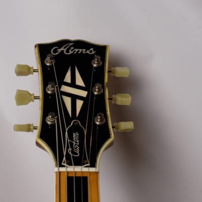 1970s Aims Les Paul Custom Gibson 3 pickup Maple Fretboard  Rare Japan LP image 6