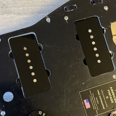 2024 Fender American Vintage II '66 Jazzmaster LOADED Pickguard Black USA 1966 image 4