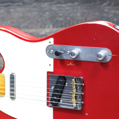 Nash Guitars T57 Dakota Red Medium Aging Finish Lollar Pickups Electric Guitar w/Case image 7
